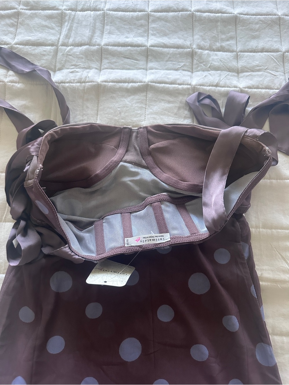 NWT Free People Intimately Got Glam Mesh Midi Slip Dress - Picture 2 of 5